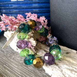 Jewel Tone Chunky Erica Lyons Fashion Bracelet $16ea / 3 for $25